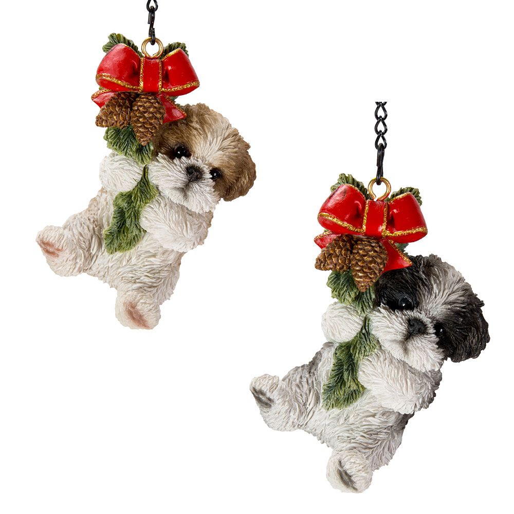 Shih Tzu Christmas Tree Topper 