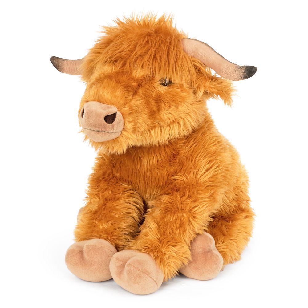 Giant Highland Cow Scottish Plush Soft Toy - 51cm - Living Nature ...