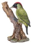 Green Woodpecker Bird - Lifelike Garden Ornament 30cm - Indoor or Outdoor - Vivid Arts