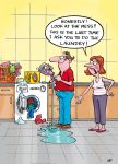 Birthday Card - Mr Helpful Laundry Mess - Funny - Country Cards