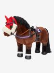 Lemieux Mini Toy Pony - Chancer Horse Racing Set Saddle, Bridle, Cloth & Lycra Hood