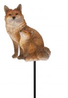 Vivid Arts Mother Fox & Cub - Plant Pal - Lifelike Garden Ornament Gift