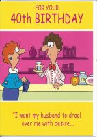 40th Birthday Card - Female Humour - Perfume Shop