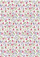 Flowers Gift Wrapping Paper Sheets & Tags - Alex Clark