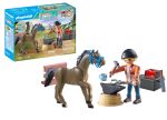 Farrier Ben & Achilles Horse Playset Toy - 71357 - Playmobil