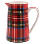 Tartan Scottish Fine China Jug - Lesser & Pavey