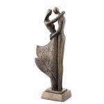 Strictly Ballroom Dancing - Cold Cast Bronze Ornament - Frith Sculpture Mitko Kavrikov MK006