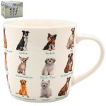 Dog Motive Fine China Mug - Boxed