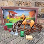 My Horse Play Set - Brown Horse & Accessories - Pretend Play - 15 Items 30106