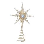 Gold Star Christmas Tree Topper Gem Wire - Gisela Graham