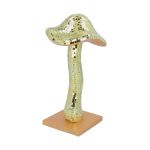 Gold Mirror Toadstool Ornament Decoration 30cm - Gisela Graham