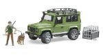 Land Rover Defender Station Wagon Forester & Dog - Bruder 02587 Scale 1:16