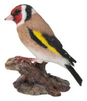 Goldfinch Bird - Lifelike Garden Ornament 10cm - Indoor or Outdoor - Vivid Arts