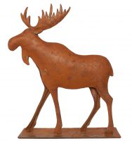 Rusty Revival Moose Decoration 