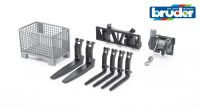 Box, Pallet, Winch & Forks Set Accessories - Bruder 02318