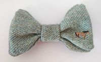 Hector the Highland Pony Handmade Green Tweed Bow Tie