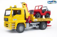 MAN TGA Breakdown Truck & Jeep - Bruder 02750 Scale 1:16