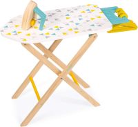 Ironing Board Set Kids Iron Coat Hangers - Janod