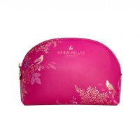 Sara Miller - Cosmetic Small Make Up Bag - Pink Birds Chelsea