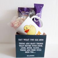 Cadbury's Hot Chocolate & Duck You Rude Mug Gift Set