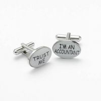 Accountant Trust Me Cufflinks