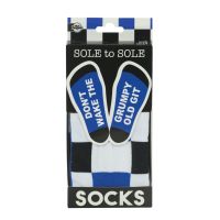 Sole To Sole Socks Mens - Don't Wake The Grumpy Old Git - Funtime