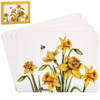 Daffodil Bee-Tanical Table Placemats - Set of 4