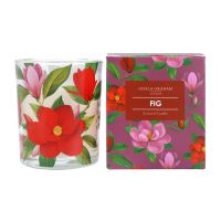 Red Magnolia Scented Boxed Candle - Fig - Gisela Graham