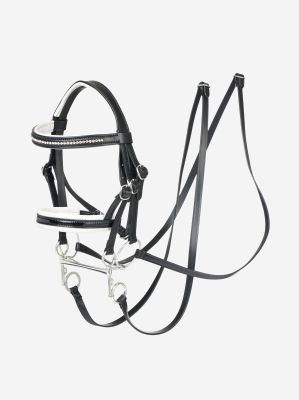 Lemieux Hobby Horse Double Bridle Dressage Black Leather