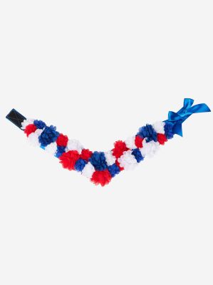 Lemieux Toy Pony Accessories - Flower Sash - Red White Blue Champion