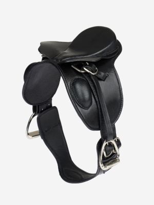 Lemieux Toy Pony Accessories - Black Dressage Saddle