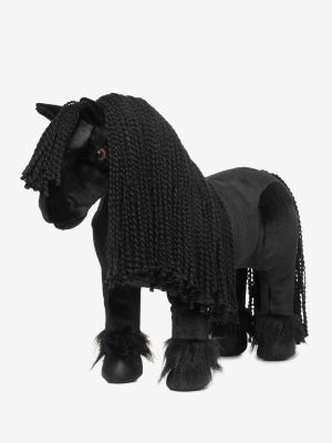 Lemieux Toy Pony Spike - Black Friesian