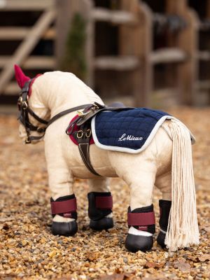 Lemieux Toy Pony Popcorn Set Ember Brown Bridle Saddle 2 Grafter Pad Hood Quarter Sheet