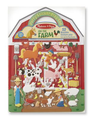 Melissa & Doug Farm Puffy Sticker Activity Board