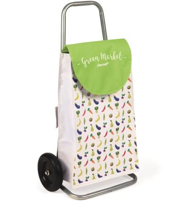 Green Market Kids Shopping Trolley - Janod