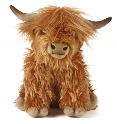 Highland Cow Plush Soft Toy - 30cm - Living Nature