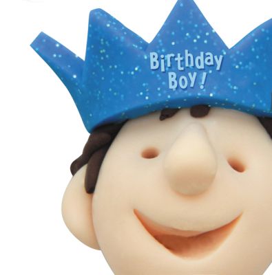 Birthday Card - Birthday Boy Party Hat One Lump Or Two