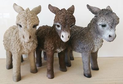 Donkey - Standing Lifelike Garden Ornament - Indoor or Outdoor - Pet Pals 3 Colours Vivid Arts