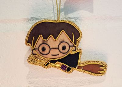 Harry Potter Hand Made Embroidered Decoration - Luxe Christmas