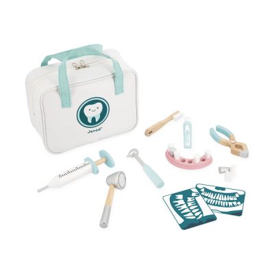 Dentist Set Bag & Accessories Wooden - Janod