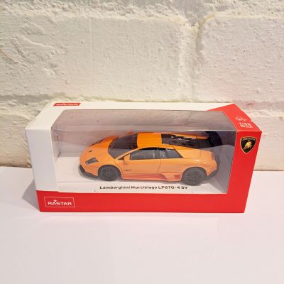 Rastar Lamborghini Murcilago LP670-4 SV Orange Diecast Scale Model Car Scale 1:43