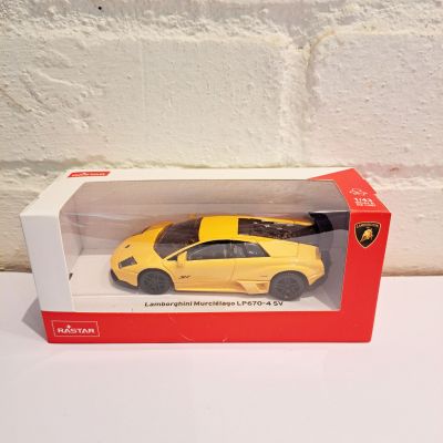 Rastar Lamborghini Murcilago LP670-4 SV Yellow Diecast Scale Model Car Scale 1:43