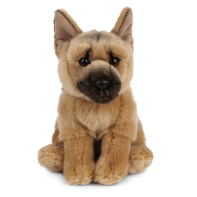 German Shepherd Dog Plush Soft Toy - 23cm - Living Nature AN455