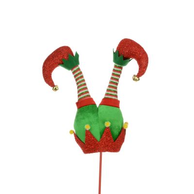 Elf Legs Pick - 80cm - Christmas Decoration - Floralsilk