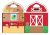 Melissa & Doug Farm Puffy Sticker Activity Board