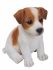 Jack Russell Puppy Dog - Lifelike Ornament Gift - Indoor or Outdoor - Pet Pals Vivid Arts