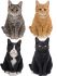 Cat Sitting - Lifelike Garden Ornament - Indoor or Outdoor - Real Life - 4 Colours Vivid Arts