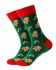 Kids Gingerbread Man Christmas Novelty Socks Gift - 3 Sizes - Snazzy Santa