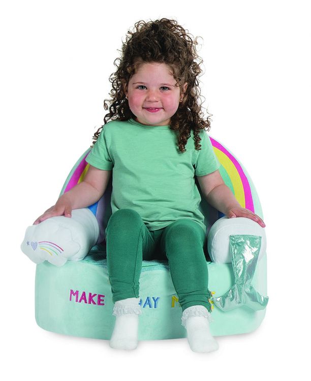 Plush childs chair best sale