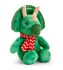 Christmas Green Dinosaur Plush Soft Toy Keel & Cadburys Selection Box Gift Set